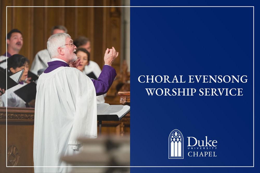 Choral Evensong Worship Service