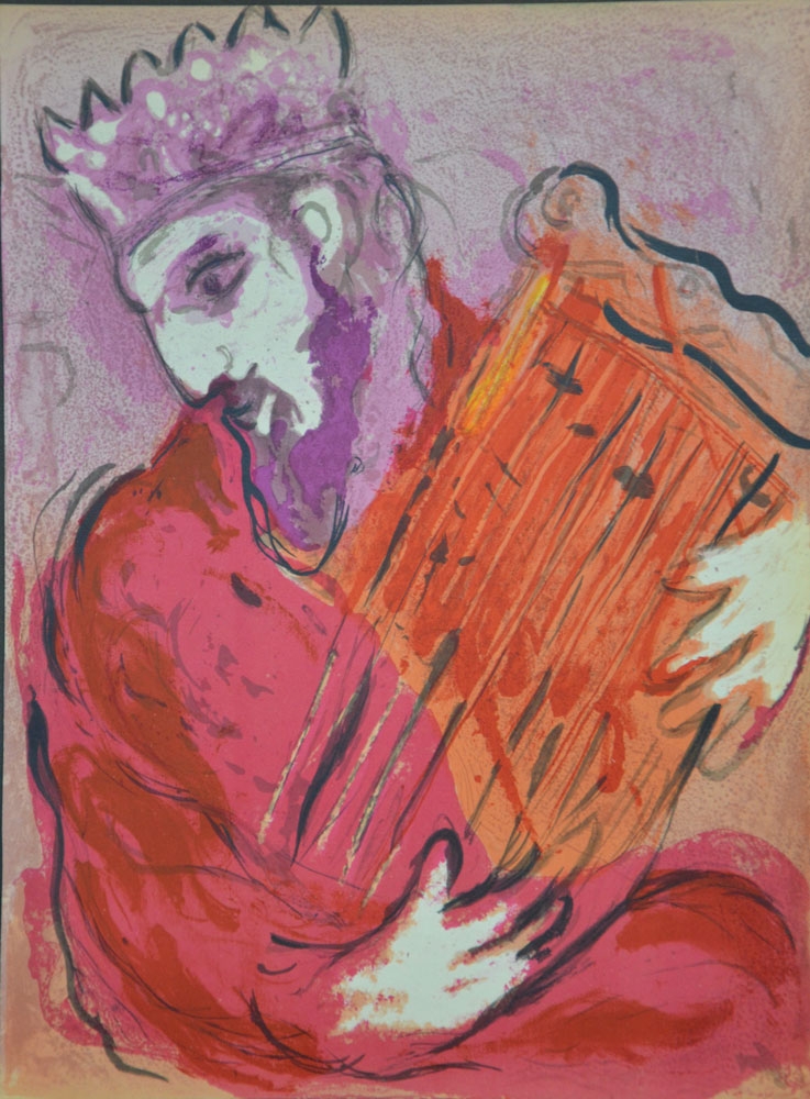 Marc Chagall, David with the Harp, 1956.