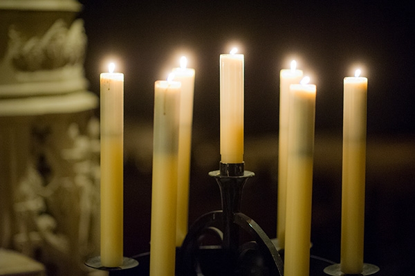 Candles at Duke Chapel