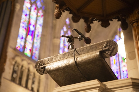 Chapel pulpit