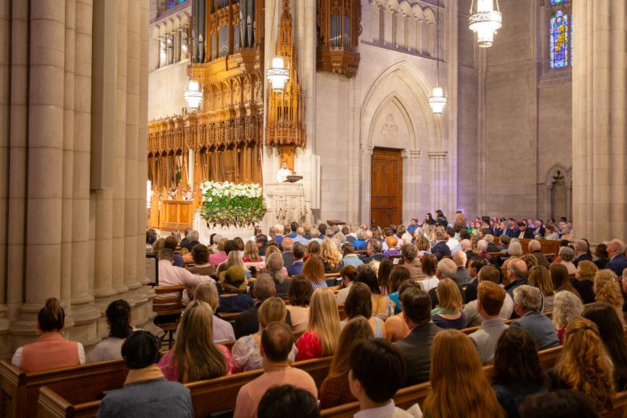 Easter service at Duke Chapel